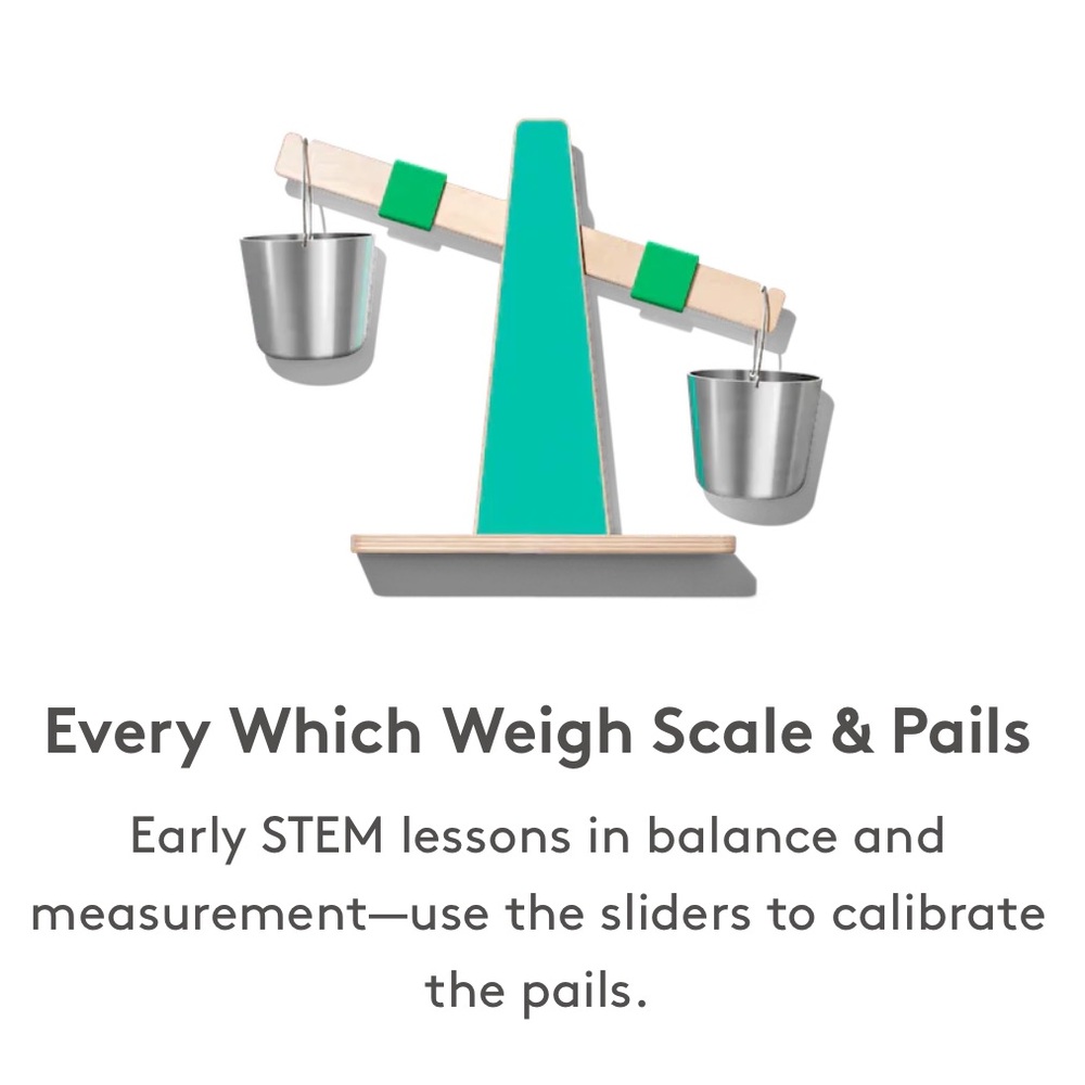 Lovevery Every Which Weigh Scale & Pails